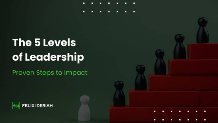 The 5 Levels of Leadership by John C. Maxwell - Felix Ideriah Feature